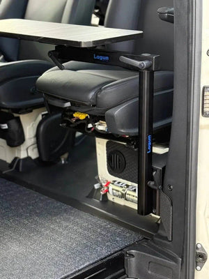 B-Pillar Mount for Sprinter van interior setup with durable and sleek design.