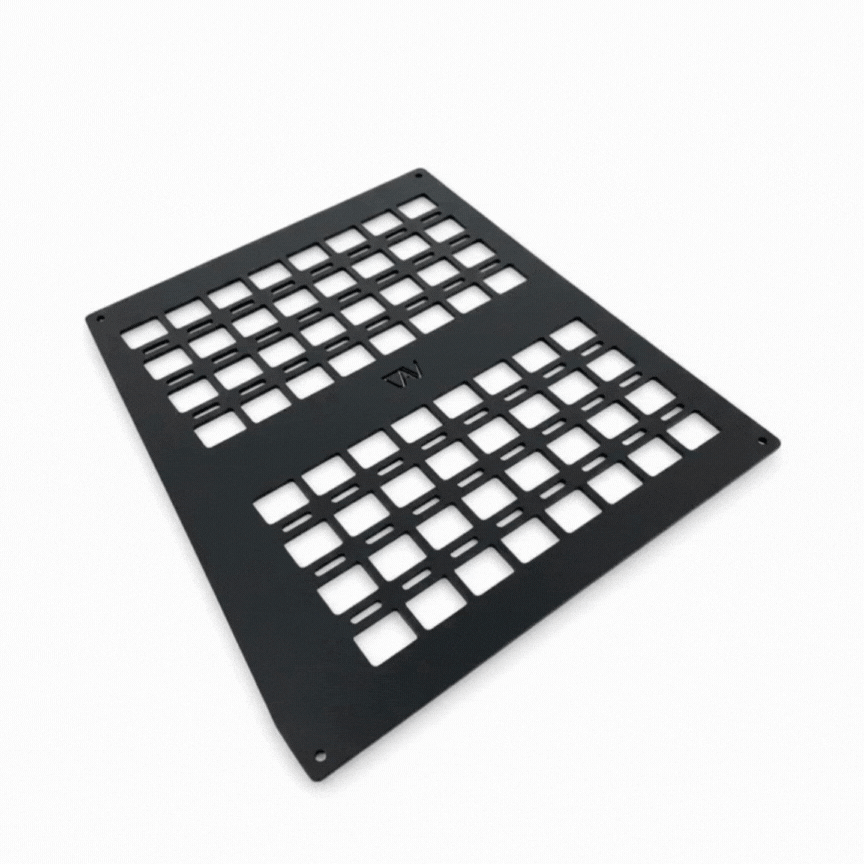 Revel Kitchen MOLLE Panel durable black grid organizer panel for essentials