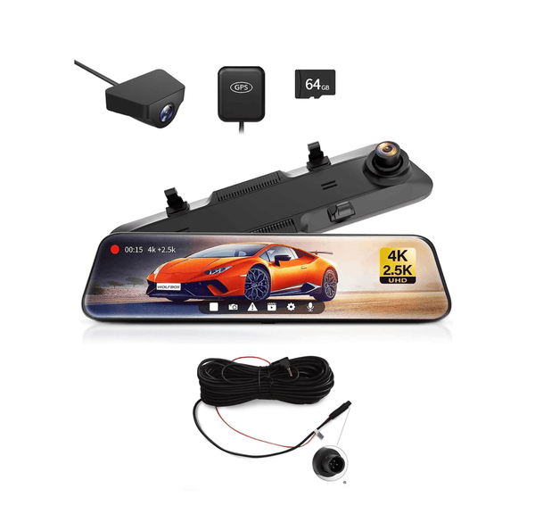 Wolfbox G900 Digital Rear Mirror and Dash Cam - Owl Vans