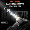 G900Pro Smart Rear View Mirror with Dual Sony Starvis and IMX 678 technology for enhanced performance.