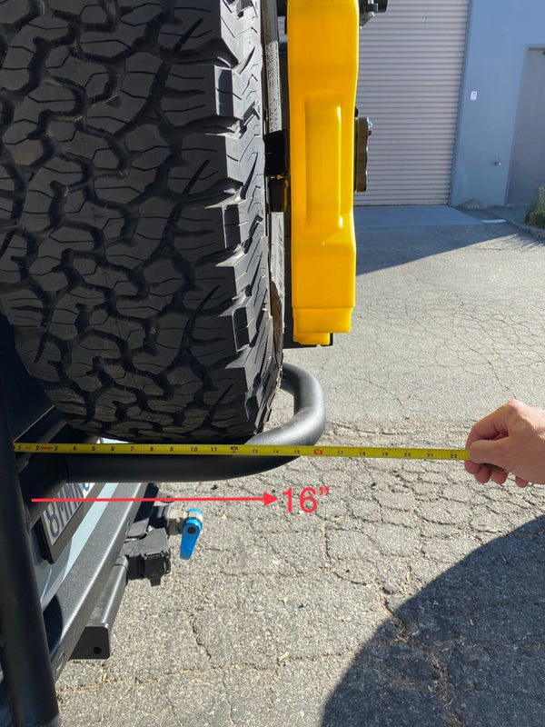 Explorer Ladder + Tire Carrier - Sprinter VS30 (2019-Present) - Owl Vans