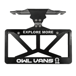 License Plate Bracket [Flip Up] - Owl Vans