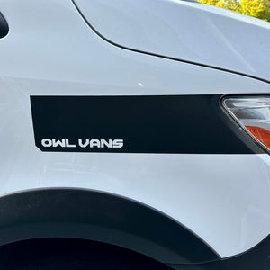 Owl Headlight Decals - Owl Vans