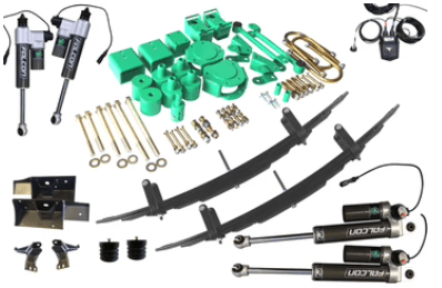 STAGE 6.5 - VAN COMPASS™ STRIKER 4X4 SPRINTER 2" LIFT KIT WITH FALCON 3.3 FAST ADJUST SHOCKS AND FRONT SUMO SPRINGS (2007-CURRENT 2500 4WD SINGLE REAR WHEEL) - Owl Vans