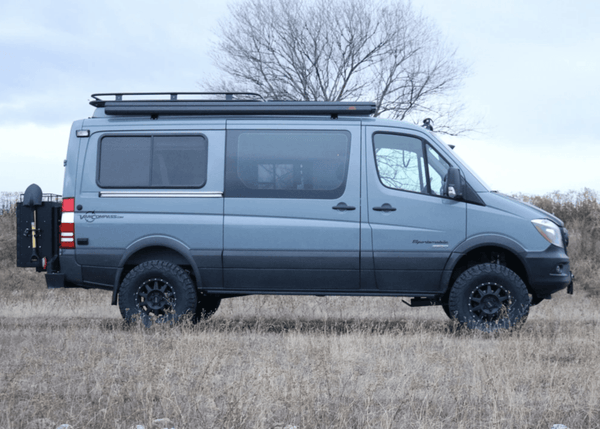 STAGE 6.5 - VAN COMPASS™ STRIKER 4X4 SPRINTER 2" LIFT KIT WITH FALCON 3.3 FAST ADJUST SHOCKS AND FRONT SUMO SPRINGS (2007-CURRENT 2500 4WD SINGLE REAR WHEEL) - Owl Vans