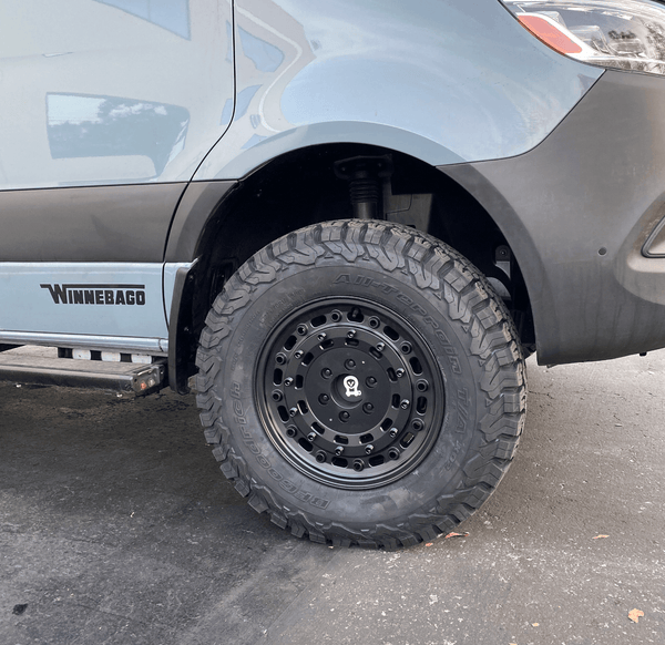 Van Compass Large Tire Fender Relocation Kit for 2020 Revel (2019+ Sprinter VS30) - Owl Vans